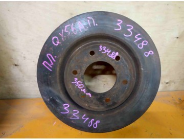 Диск тормозной перед. Infiniti/ QX56/ JA60/ Nis/ Armada,Titan/ A60/ 350мм/ к.т.№40206ZR00A / 40206-9FF0C