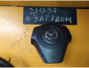 Подушка безопасности в руль Maz/ Axela,Mazda 3/ BK3P,BKEP,BK5P/ к.т.№BP4K-57-K00A