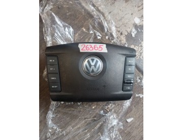 Подушка безопасности в руль VolksWagen/ Touareg/ 7LA/ 2003г./ к.т.№3D0880203B