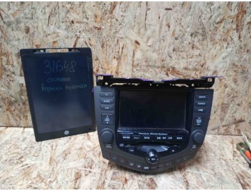 Блок климат-контроля Hon/ Accord/ CL7,CL9,CM2/ CD+FM+ЖК Экран/ до 10.2005г./ 3 фишки на монитор/ к.т.№000000